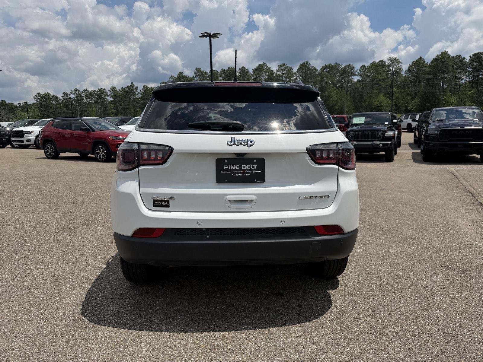 Used 2025 Bright White Clearcoat Jeep Limited image 5