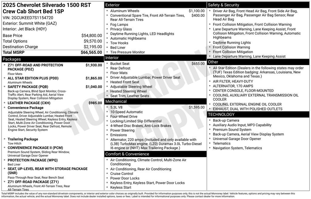 Used 2025 White Chevrolet RST image 7