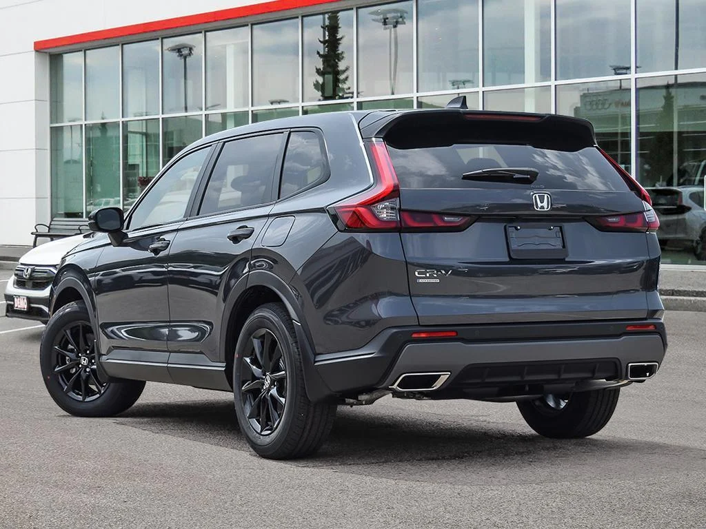 New 2026 Meteoroid Gray Metallic Honda EX-L HYBRID Comfort and efficiency — beautifully c image 4