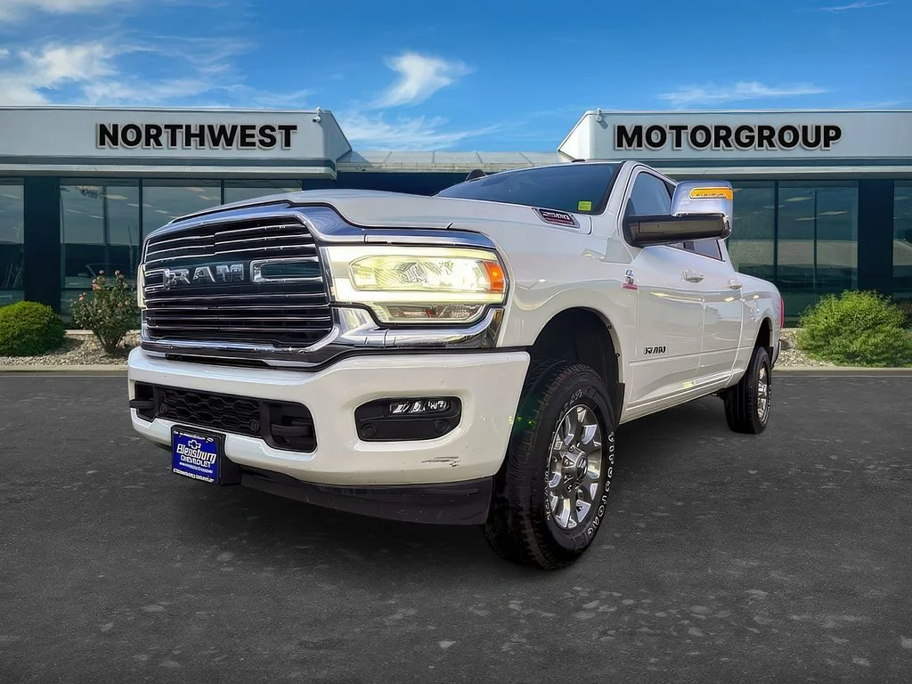 Used 2024 Bright White Clearcoat Ram Laramie image 36