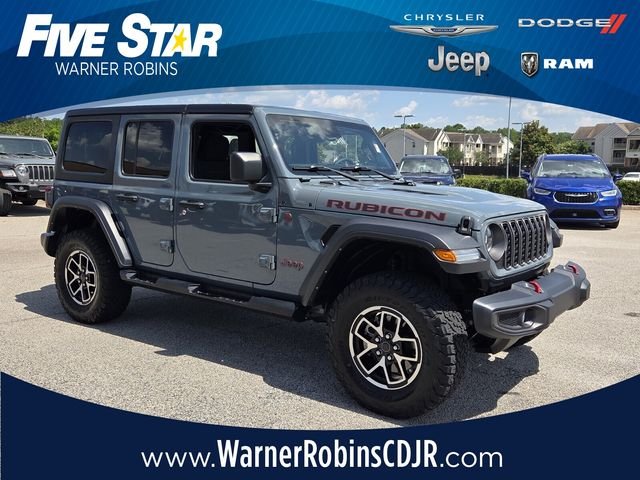 Used 2024 Gray Jeep Rubicon image 1