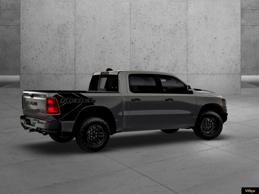 New 2026 Granite Crystal Metallic Clear-Coat Exterior Paint RAM Rebel image 6