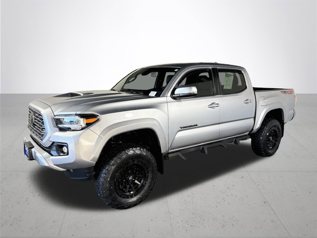 Used 2021 Silver Sky Metallic Toyota TRD Sport image 2