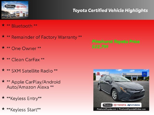 Used 2025 Gray Toyota LE image 19