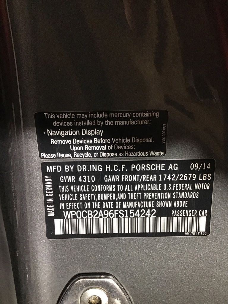 Certified Used 2015  Porsche Carrera 4S image 42