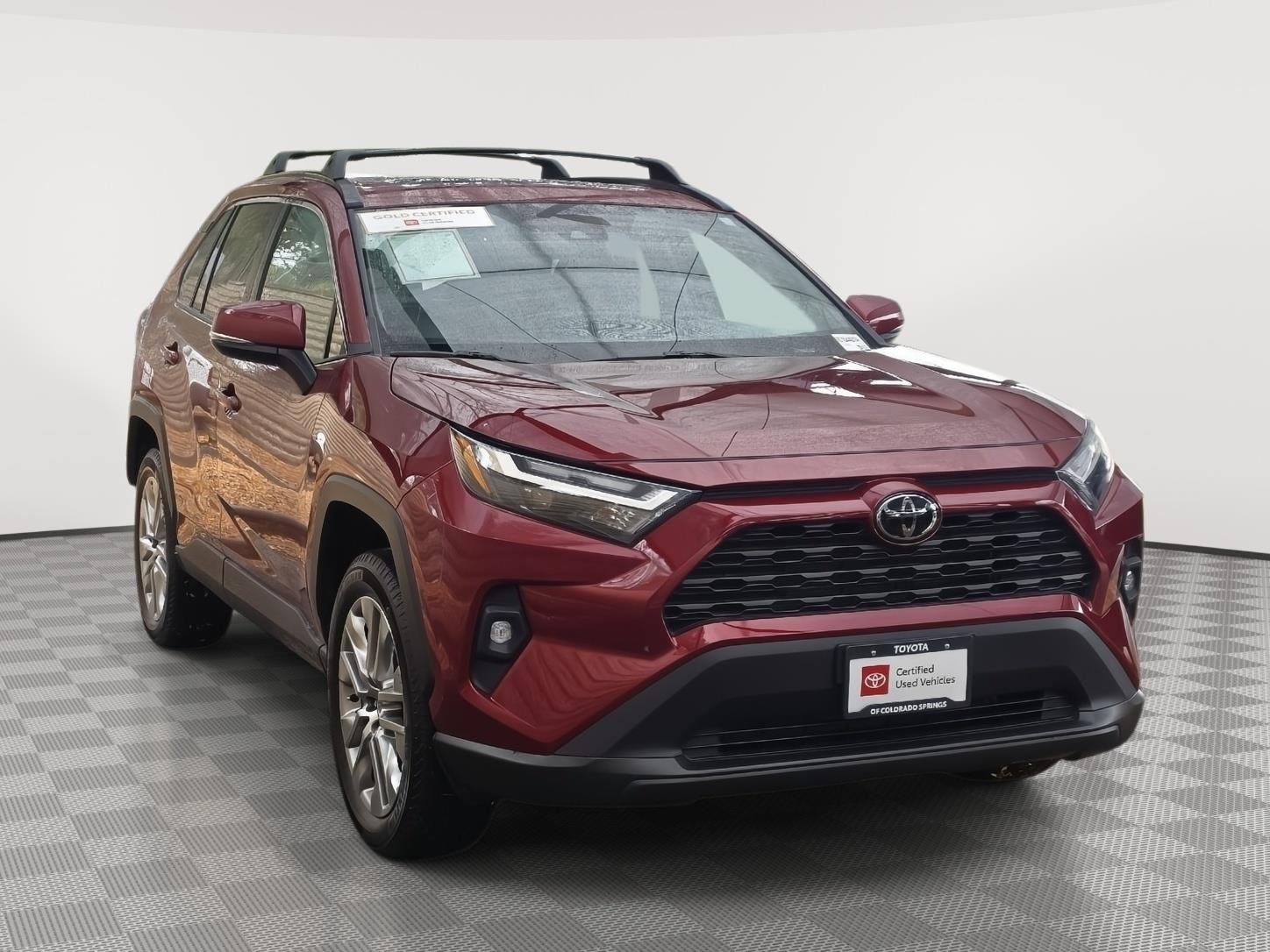 Certified Used 2025 Ruby Flare Pearl Toyota XLE Premium image 1