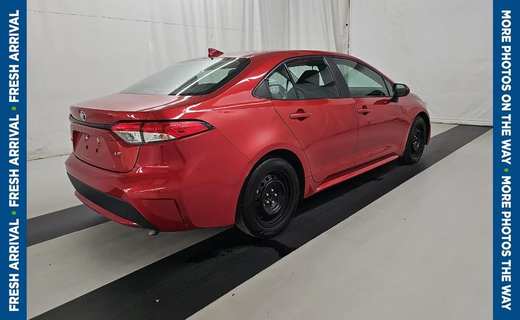 Certified Used 2020 Red Toyota LE image 2
