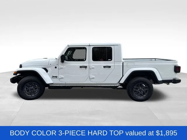 New 2026 Bright White Clear-Coat Exterior Paint Jeep Sport S image 4