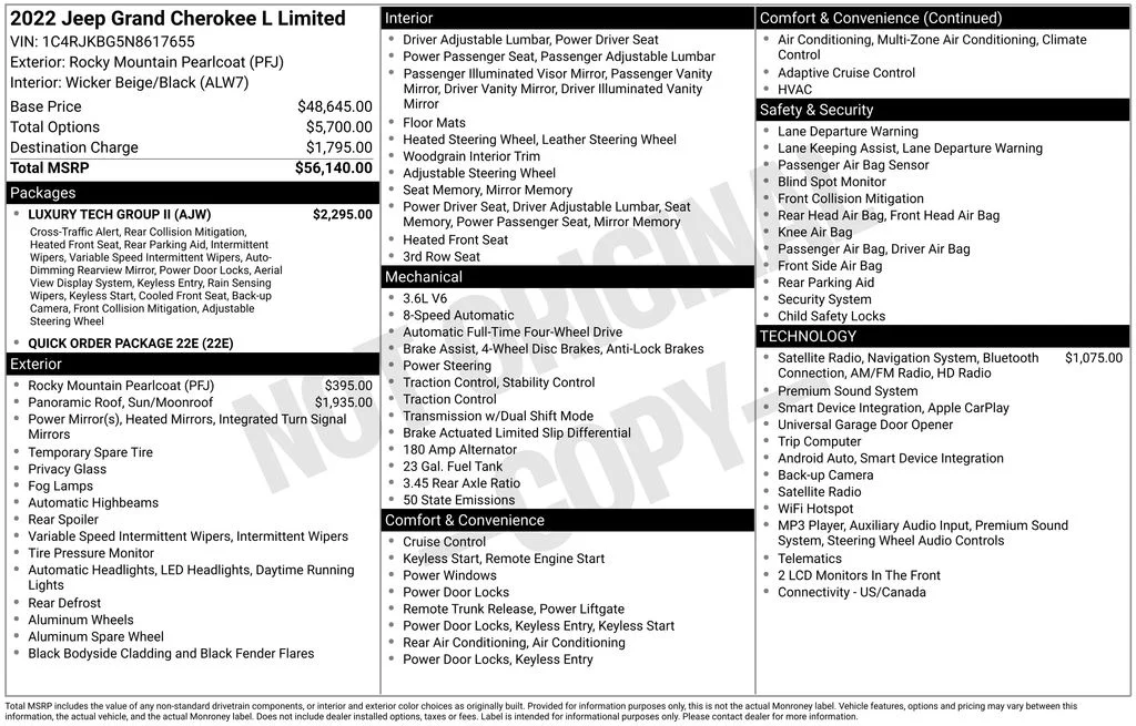 Used 2022 Gray Jeep Limited image 1