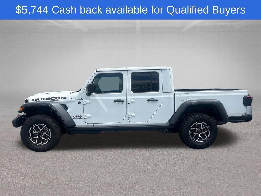 New 2026 Bright White Clear-Coat Exterior Paint Jeep Rubicon image 2
