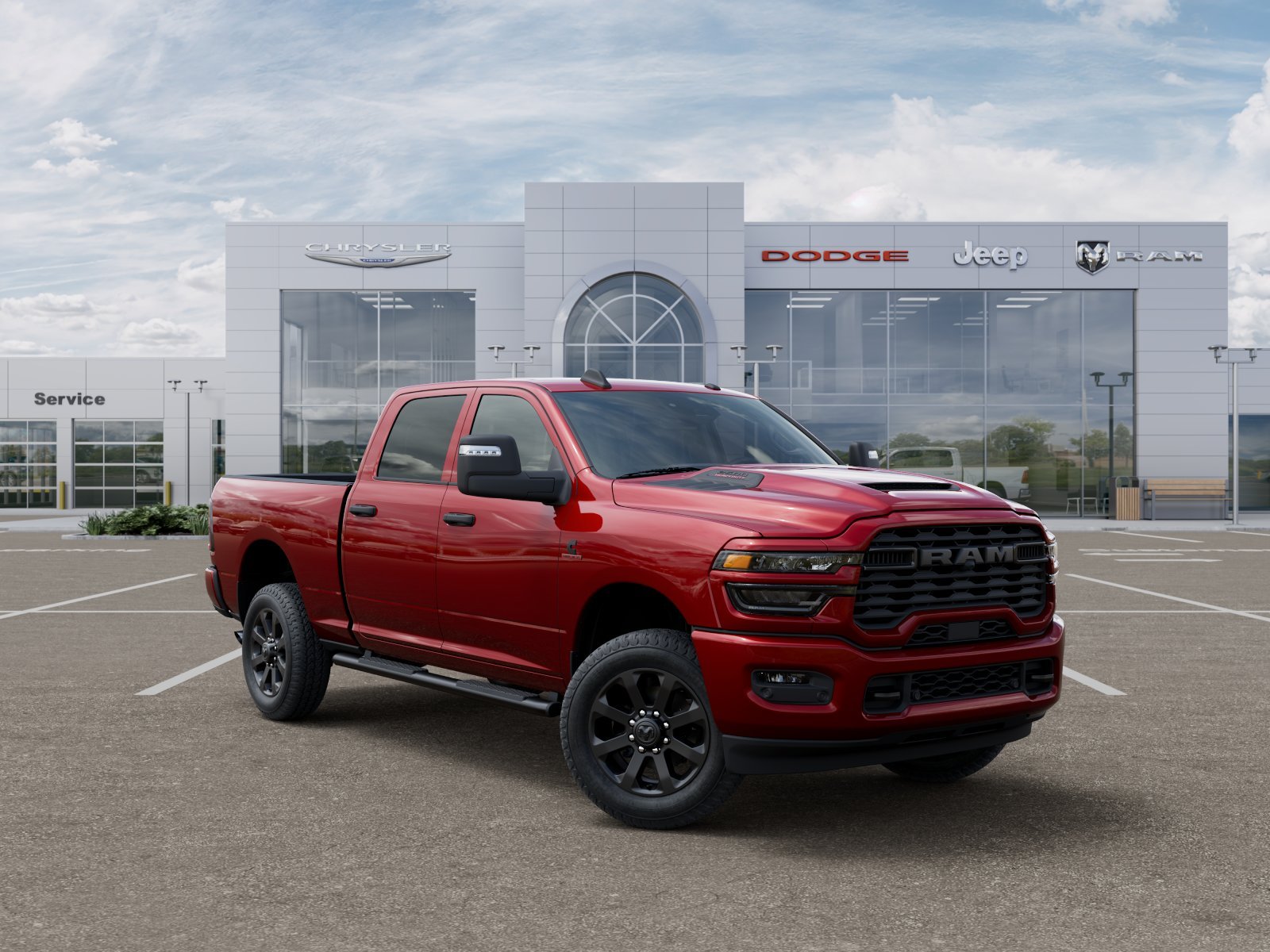 New 2026 Molten Red Pearl-Coat Exterior Paint RAM  image 5