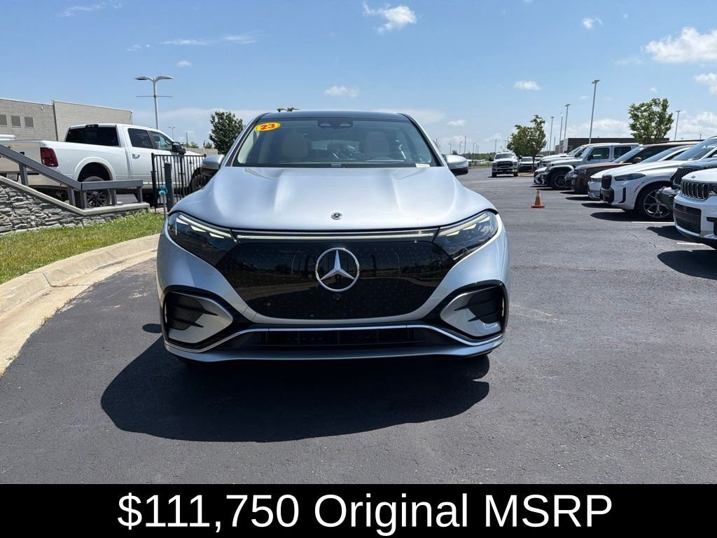 Used 2023 Mercedes-Benz EQS SUV Base with VIN 4JGDM2EB3PA007097 for sale in Kansas City
