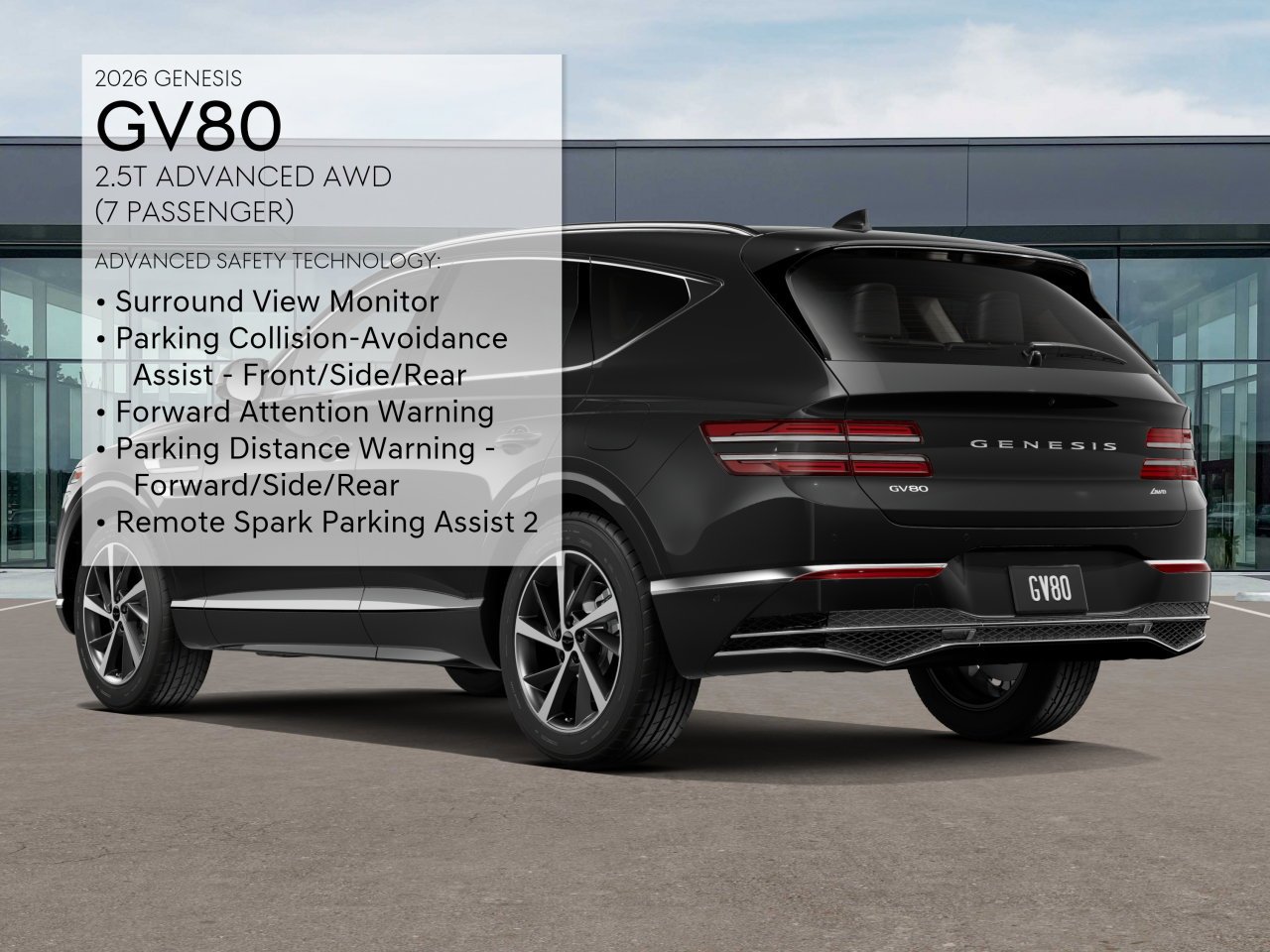 New 2026 Black Genesis 2.5T ADVANCED image 7