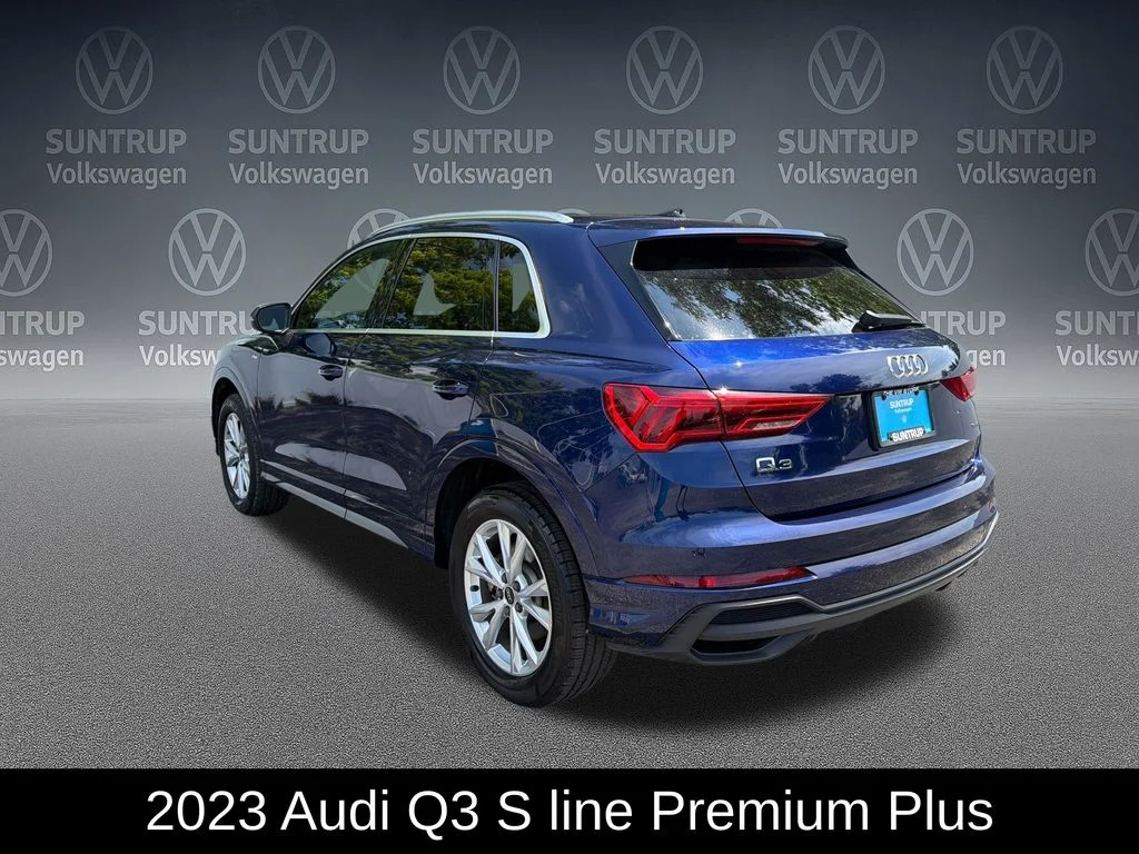 Used 2023 Blue Audi Premium Plus image 3
