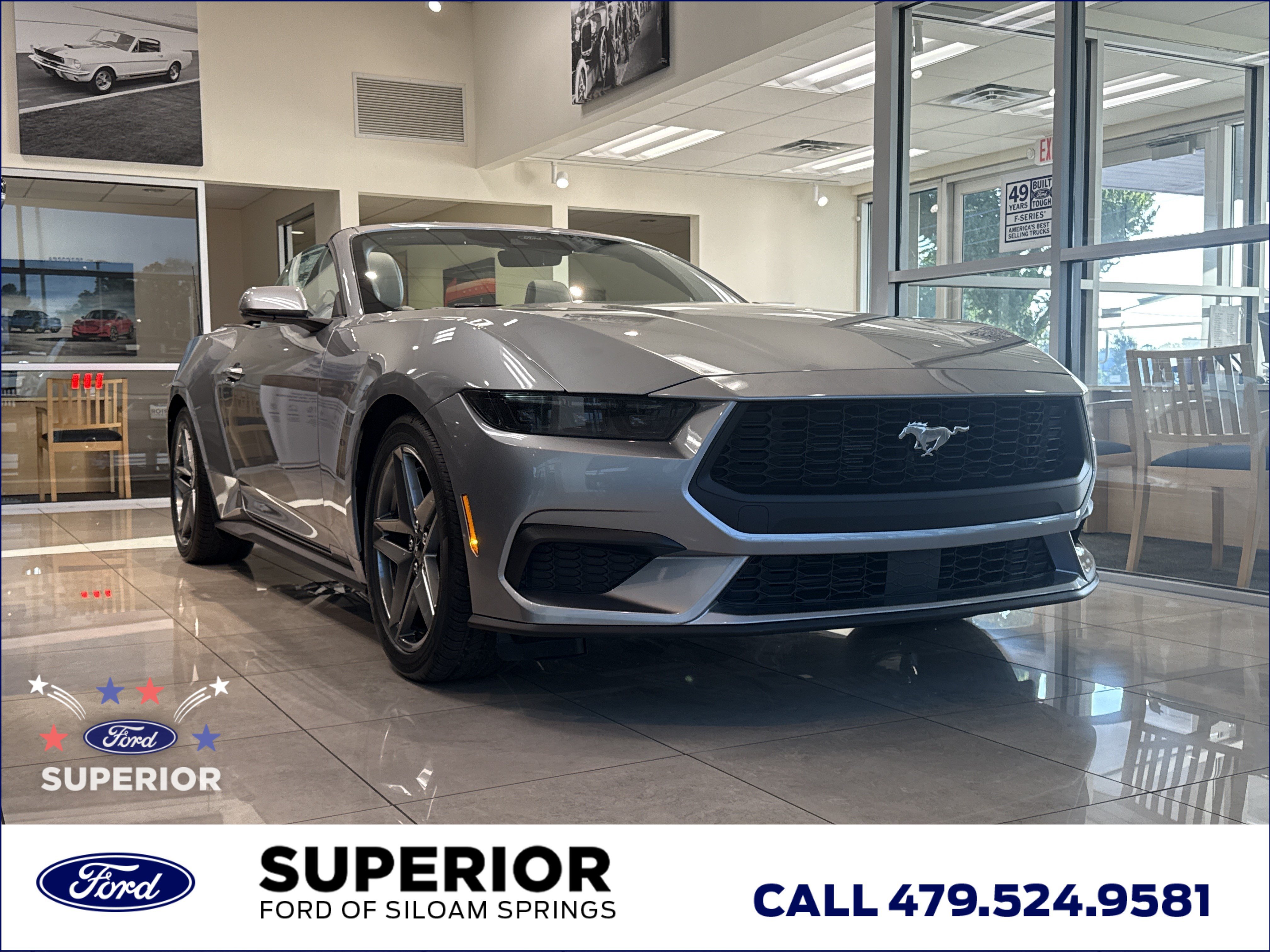 New 2026 Iconic Silver Metallic Ford EcoBoost Premium image 1