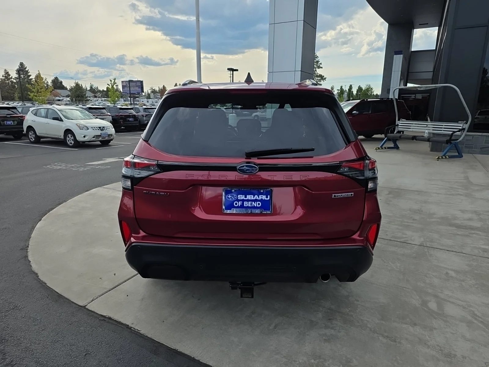 Used 2025 Crimson Red Pearl Subaru Touring image 6