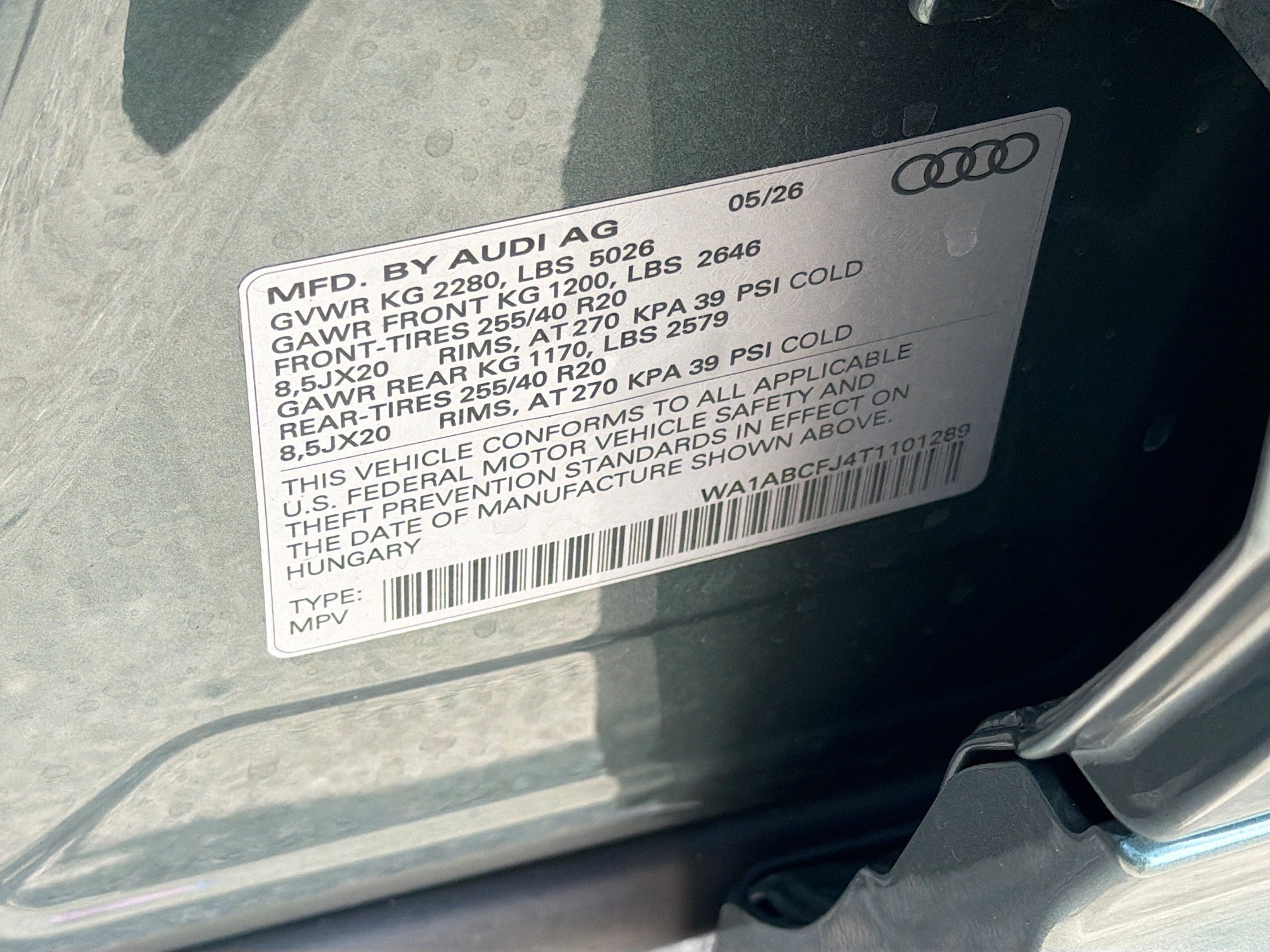 New 2026 Sage Green Metallic Audi S line image 40