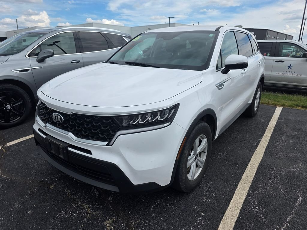 Used 2021 Glacial White Pearl Kia LX image 2