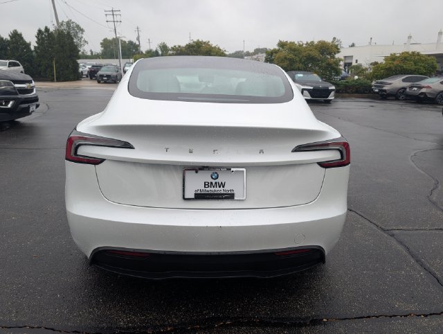 Used 2025 Pearl White Multi-Coat Tesla Long Range image 3