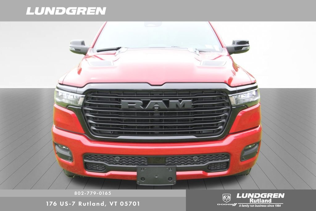 New 2026 Molten Red Pearl-Coat Exterior Paint RAM Laramie image 1