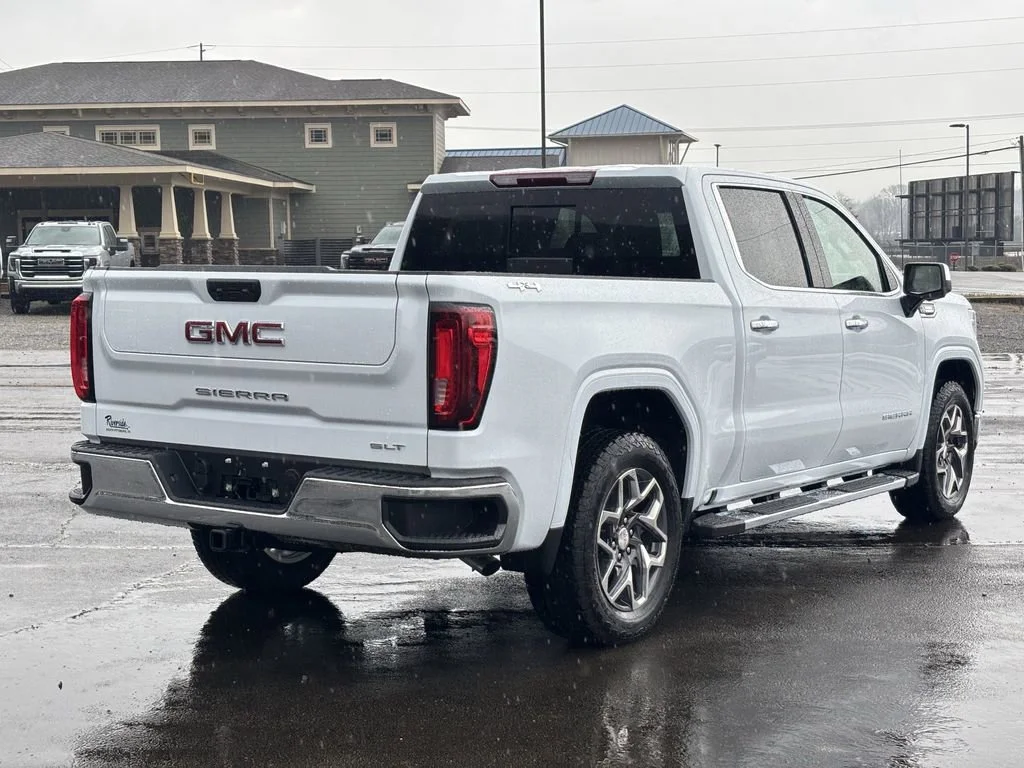 New 2026 Glacier White Tricoat GMC SLT image 8