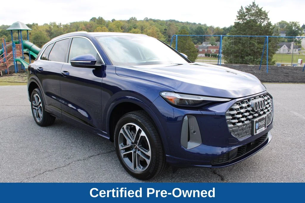 Certified Used 2025 Blue Metallic Audi 2.0T Premium Plus image 2