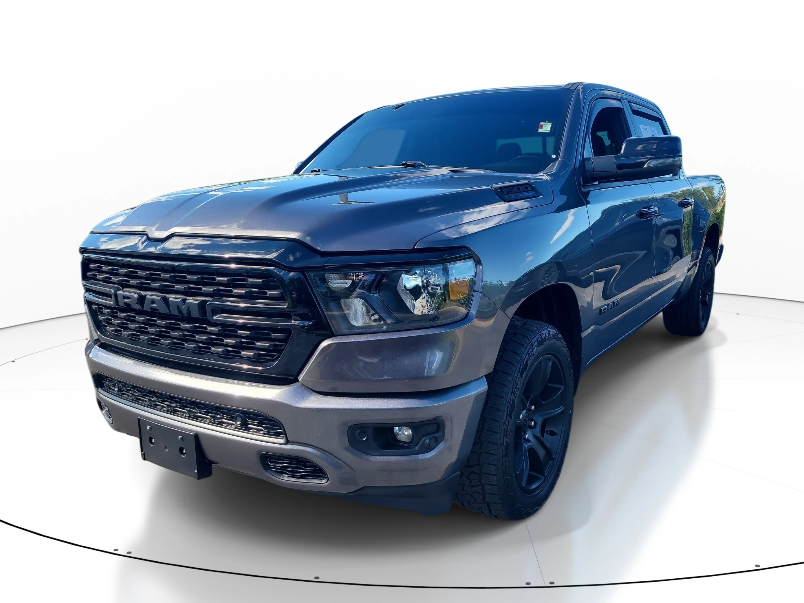 Used 2023 Granite Crystal Metallic Clearcoat Ram Big Horn image 3