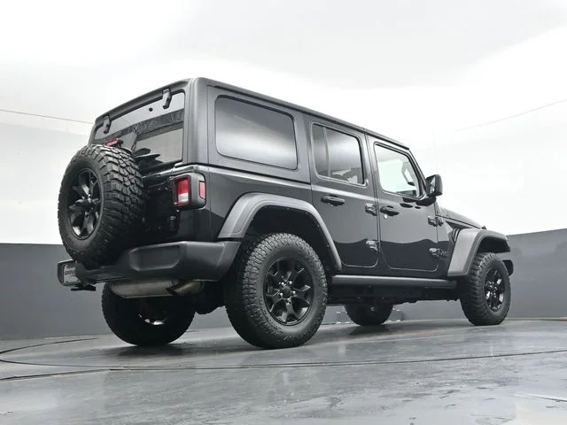 Used 2022 Black Clearcoat Jeep Unlimited Willys image 33