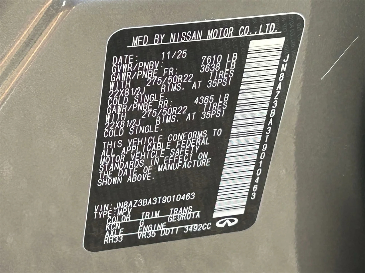 2026 INFINITI QX80 Luxe - Photo 34