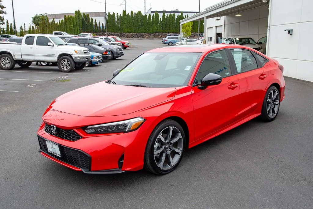 Certified Used 2026 Rallye Red Honda 2WD Sport Touring Hybrid image 6