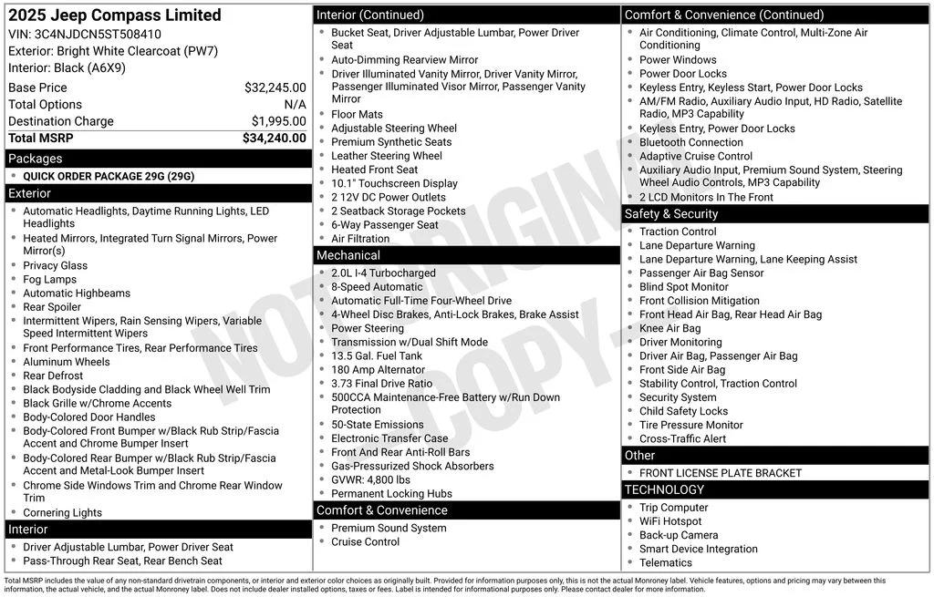 Used 2025 White Jeep Limited image 11