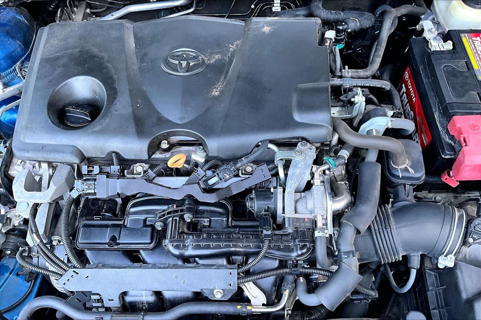 Used 2018 Blue Streak Metallic Toyota SE image 33