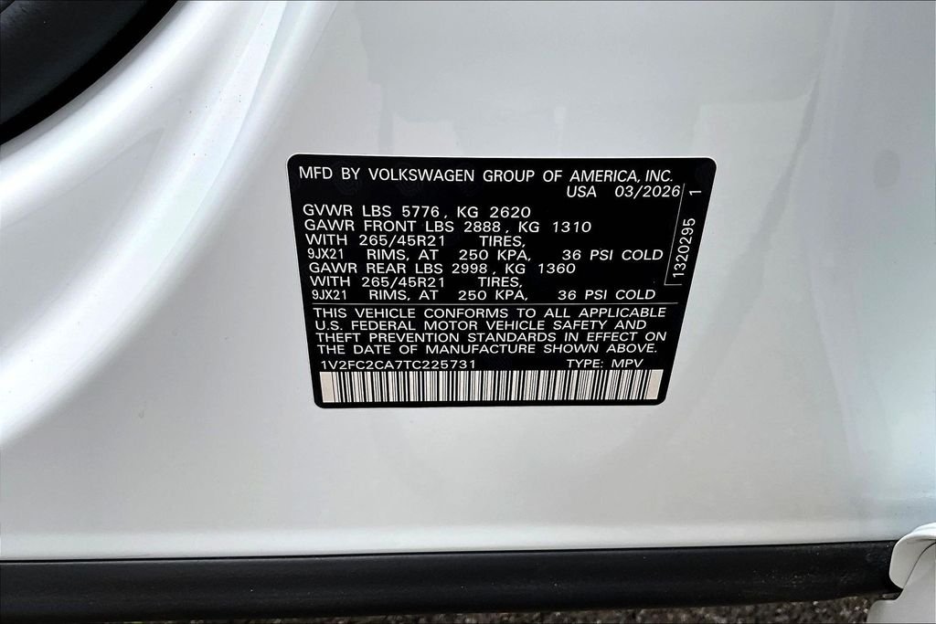 New 2026 White Volkswagen 2.0T SEL Premium R-Line image 19