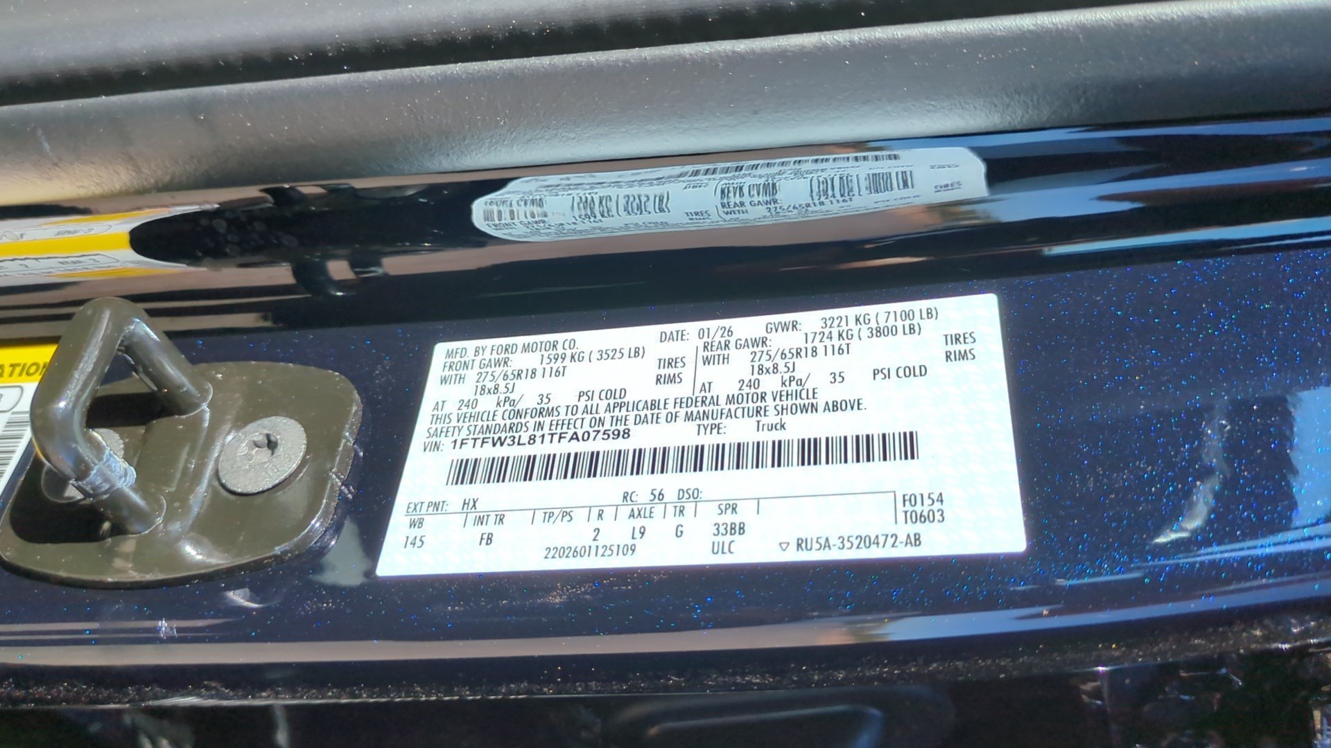 New 2026 Antimatter Blue Metallic Ford XLT image 16
