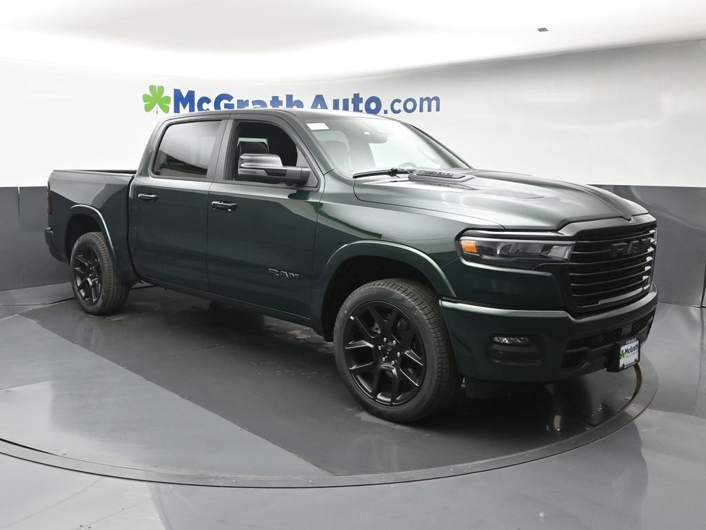 New 2026 Serrano-Green Metallic Exterior Paint RAM Laramie image 2