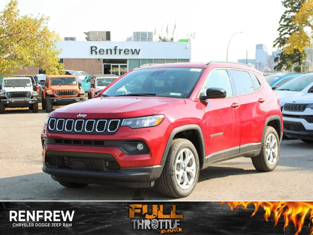 2026 Jeep Compass North* 4x4, Remote Start, Heated Seats/Wheel, Blind-Spot Monitoring