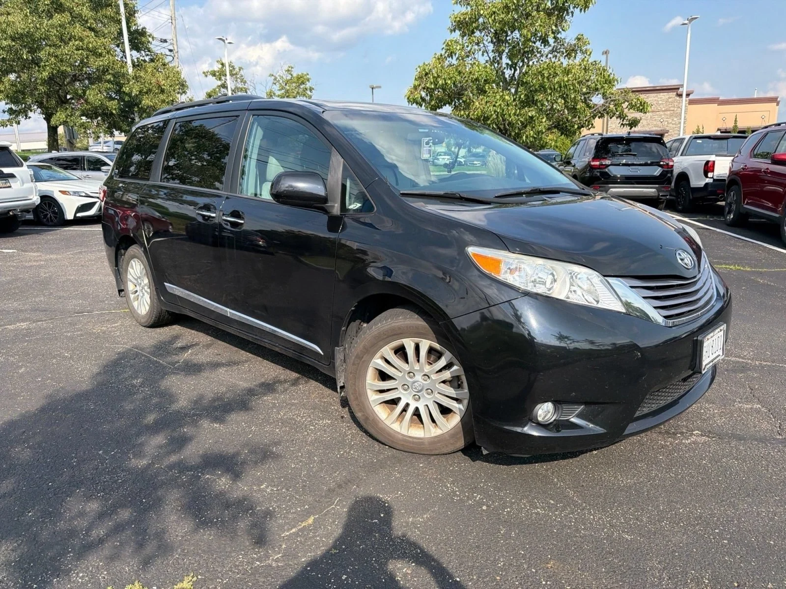 Used 2017 Midnight Black Metallic Toyota XLE Premium image 19