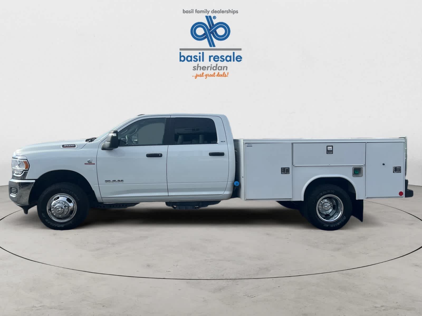 Used 2024 Bright White Clearcoat Ram SLT image 4