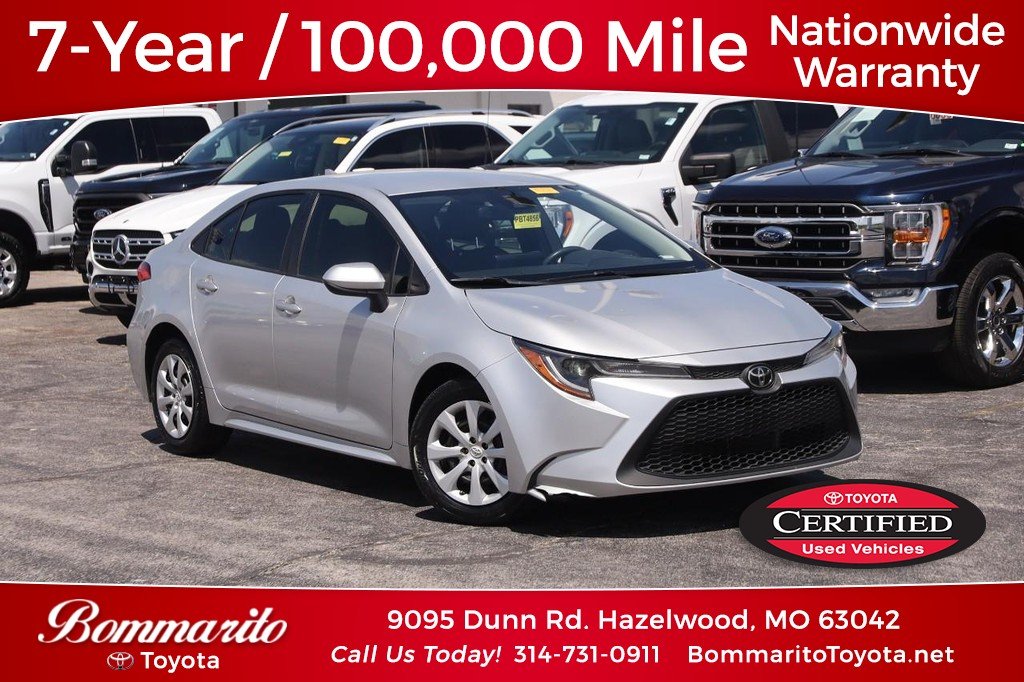 Certified Used 2022 Classic Silver Metallic Toyota LE CVT (Natl) image 1