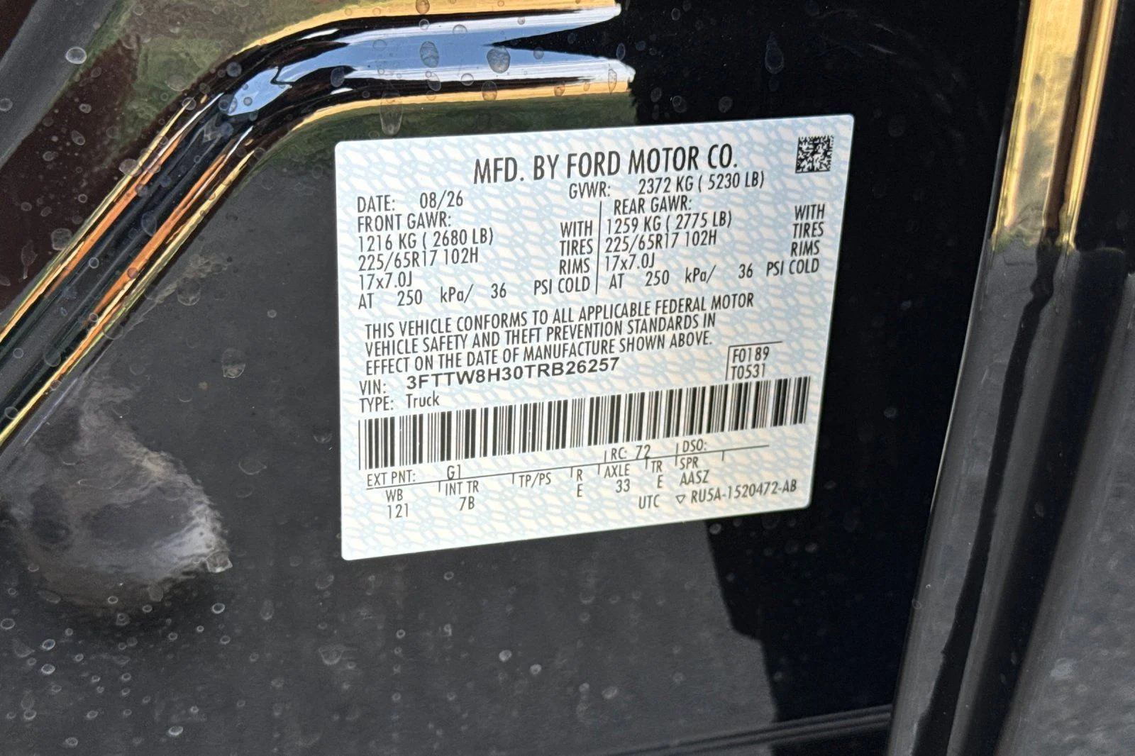 New 2026 Shadow Black Ford XLT image 30