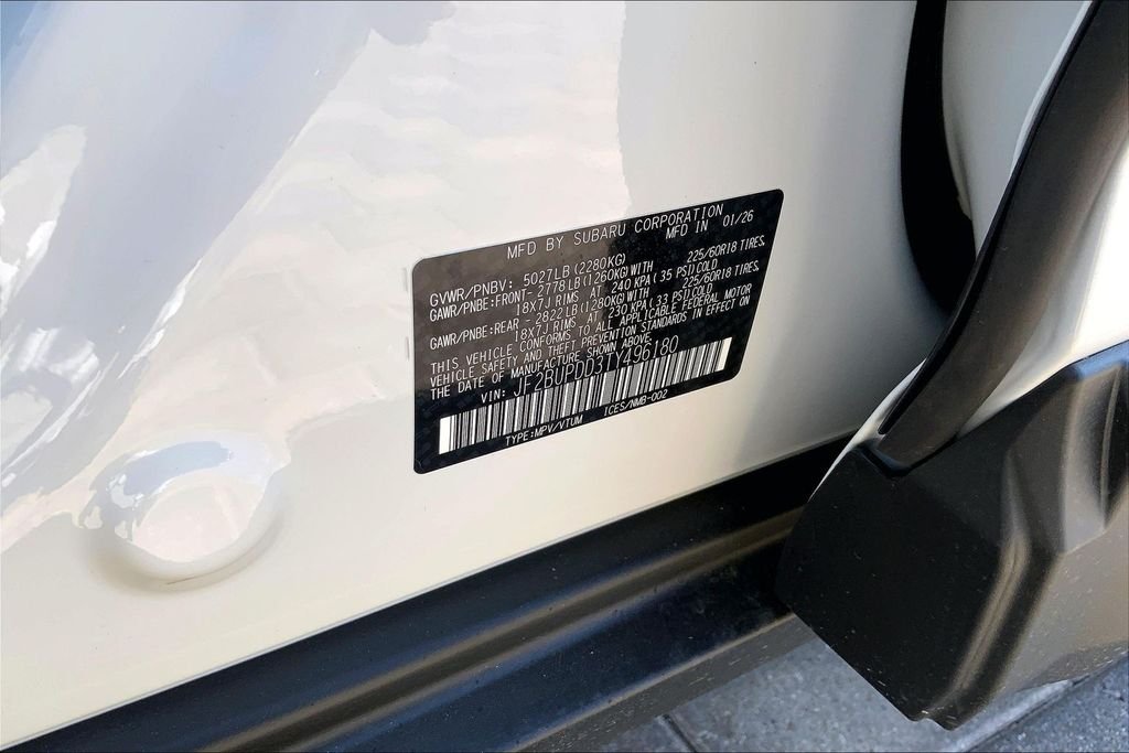 Used 2026 White Subaru Limited image 8