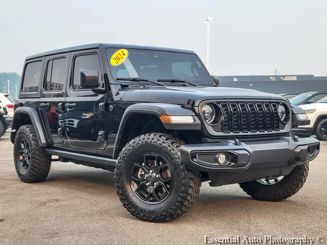 Certified Used 2024 Black Jeep Sport image 1