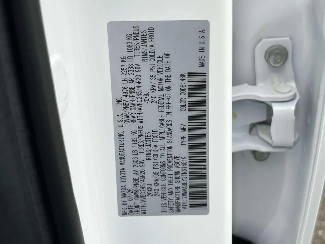 New 2026 Wind Chill Pearl Mazda 2.5 Turbo Premium Plus AWD image 17
