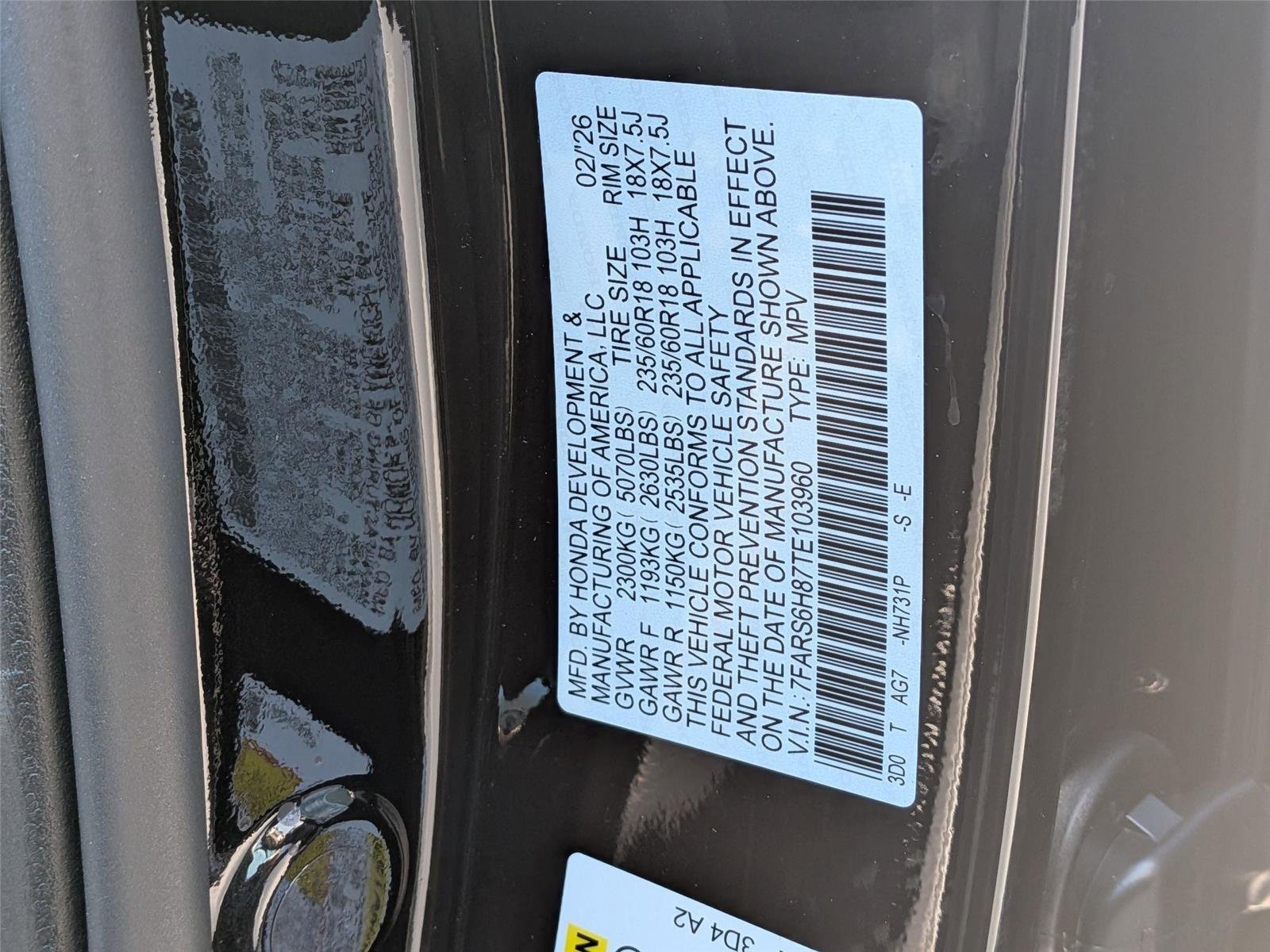 New 2026 Crystal Black Pearl Honda Sport-L image 38