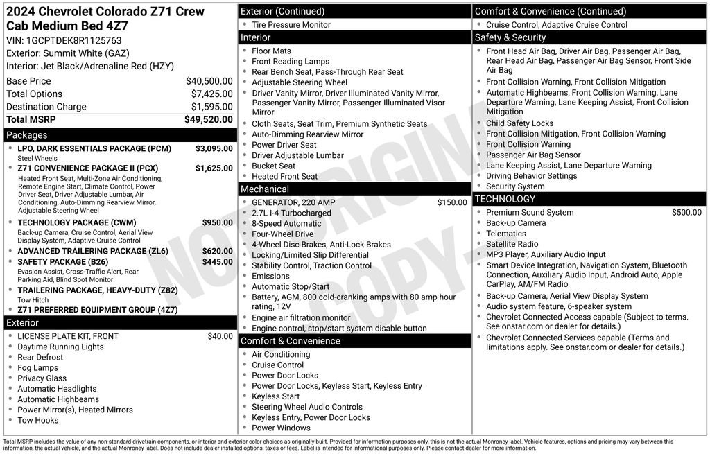 Used 2024 White Chevrolet Z71 image 30
