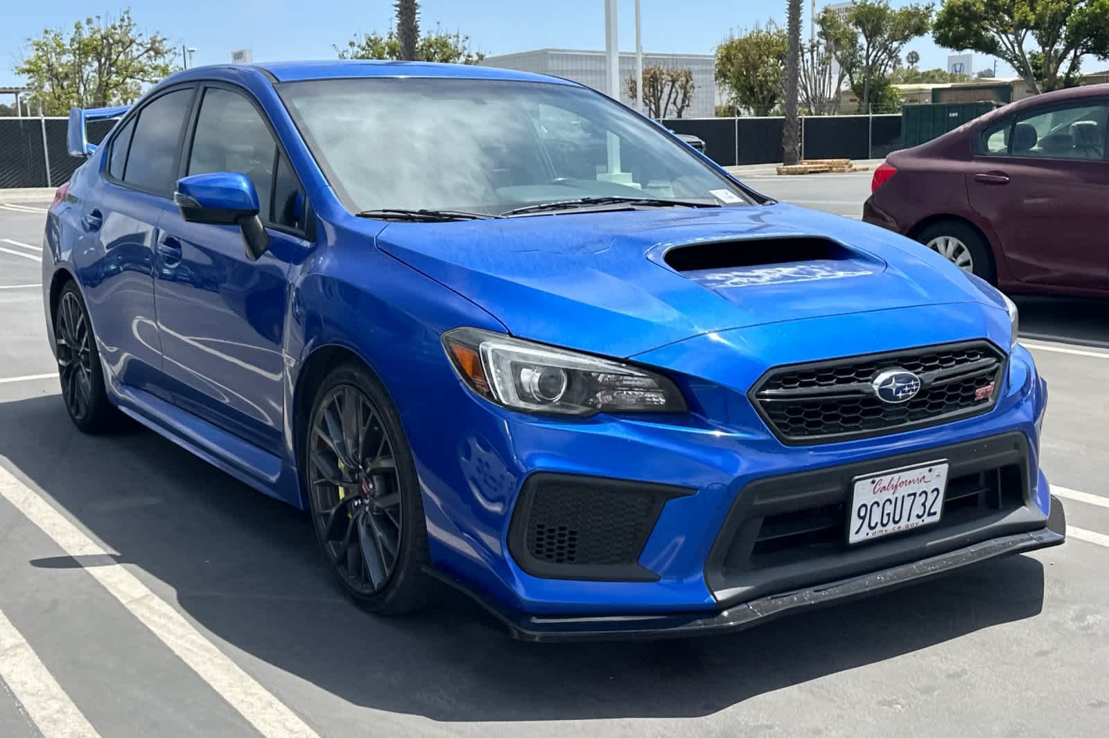 Used 2018 WR Blue Pearl Subaru STI image 2