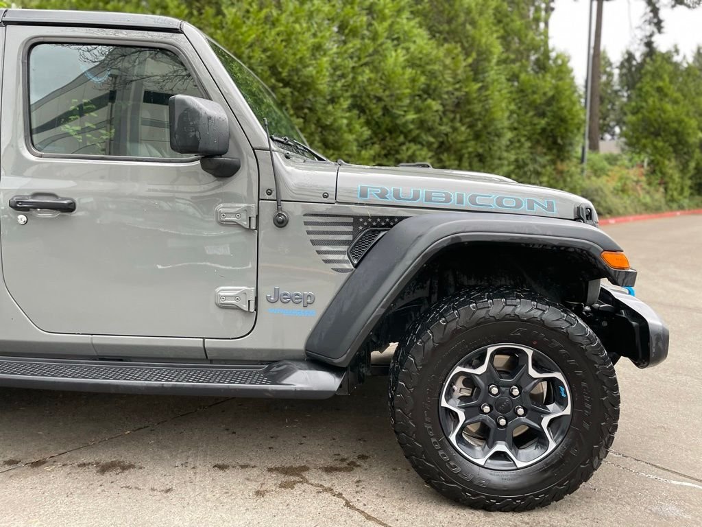 Used 2022 Jeep Wrangler Unlimited Rubicon 4XE with VIN 1C4JJXR6XNW211714 for sale in Gladstone, OR