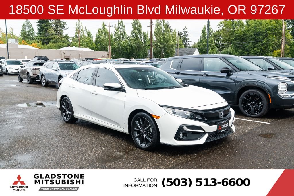Used 2021 Platinum White Pearl Honda EX image 25
