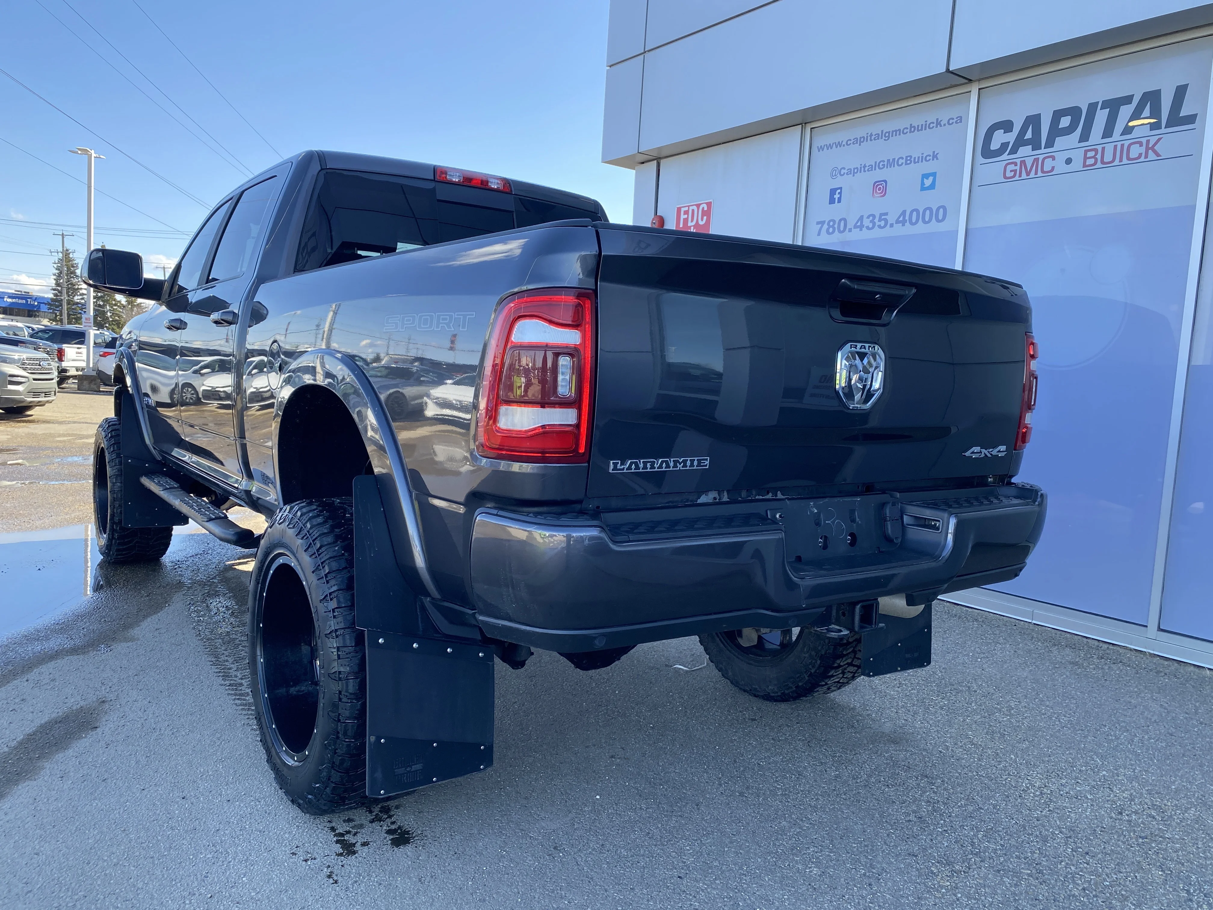 Certified Used 2022 Gray Ram Laramie * LIFTED * WHEELS AND TIRES * image 3