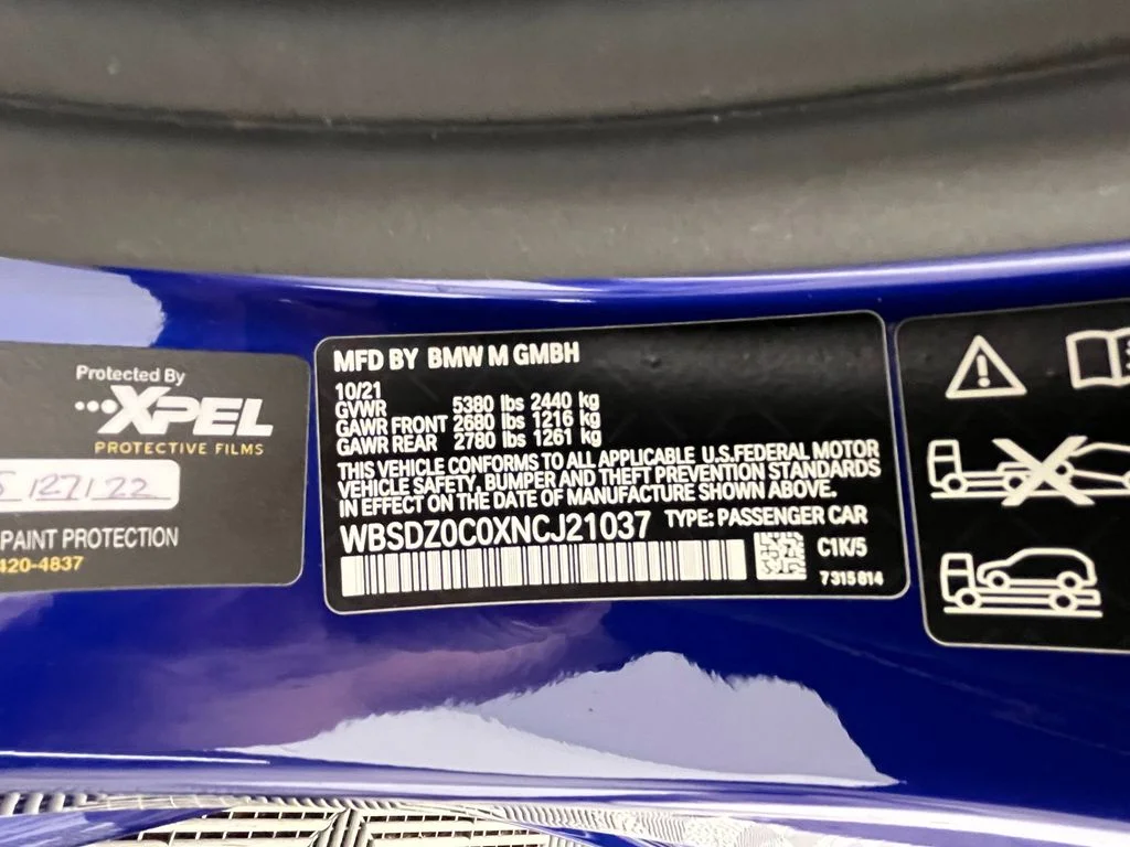 Used 2022 Blue BMW Competition image 27